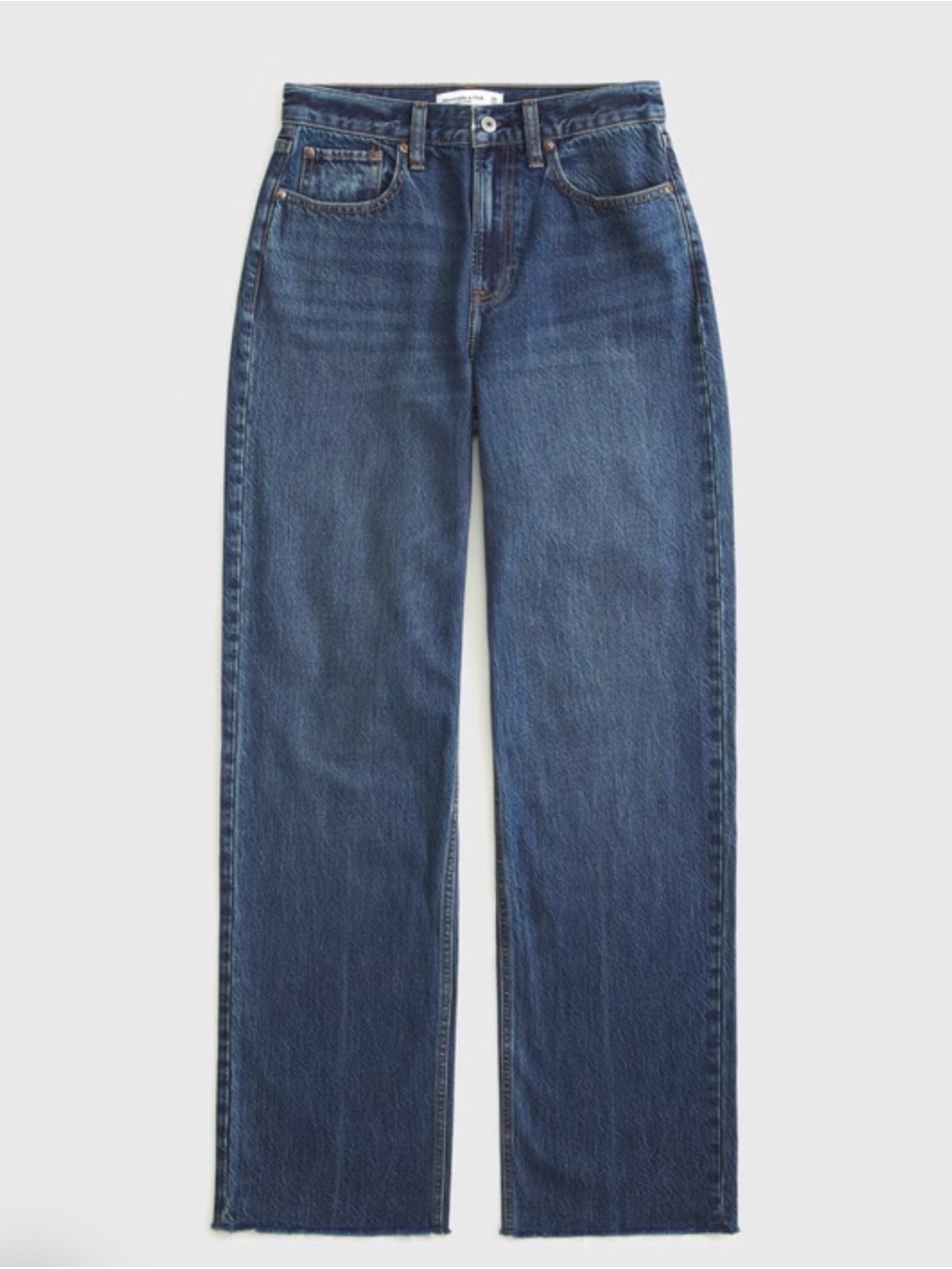 Abercrombie & Fitch Women's Curve Love Loose High Rise Jeans